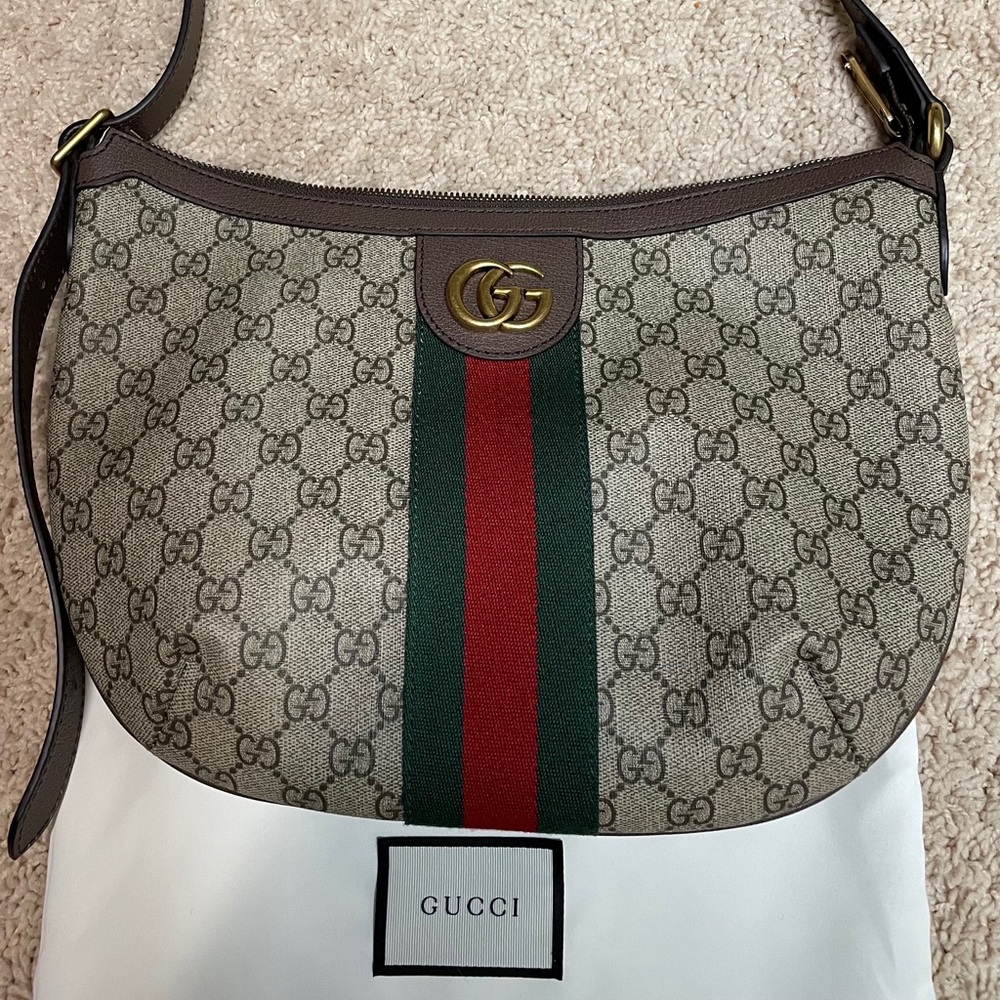 Women’s Ophidia GG shoulder bag Leather/Canvas